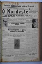 Página do jornal O Nordeste de fevereiro de 1938