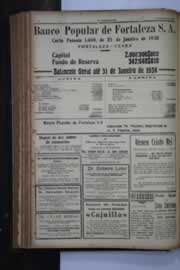 Página do jornal O Nordeste de fevereiro de 1938
