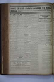 Página do jornal O Nordeste de abril de 1938