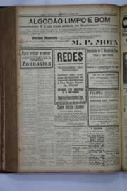 Página do jornal O Nordeste de abril de 1938