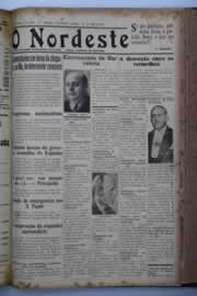 Página do jornal O Nordeste de abril de 1938