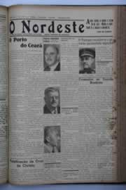 Página do jornal O Nordeste de maio de 1938