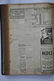 Página do jornal O Nordeste de maio de 1938