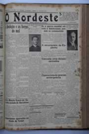 Página do jornal O Nordeste de maio de 1938