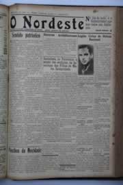 Página do jornal O Nordeste de maio de 1938