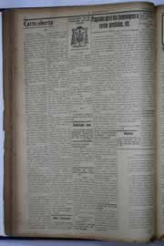 Página do jornal O Nordeste de julho de 1938