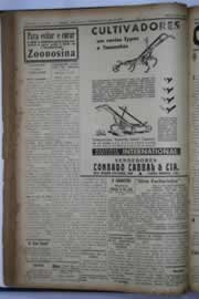 Página do jornal O Nordeste de julho de 1938