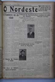 Página do jornal O Nordeste de julho de 1938