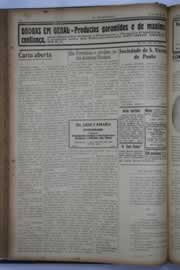 Página do jornal O Nordeste de julho de 1938
