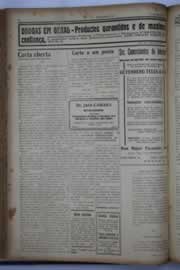 Página do jornal O Nordeste de julho de 1938