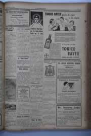 Página do jornal O Nordeste de julho de 1938