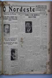 Página do jornal O Nordeste de agosto de 1938