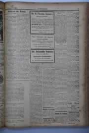 Página do jornal O Nordeste de agosto de 1938