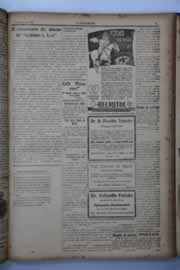 Página do jornal O Nordeste de agosto de 1938