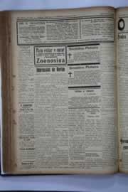 Página do jornal O Nordeste de agosto de 1938
