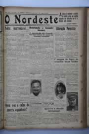 Página do jornal O Nordeste de agosto de 1938
