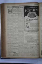 Página do jornal O Nordeste de agosto de 1938
