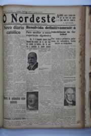Página do jornal O Nordeste de agosto de 1938