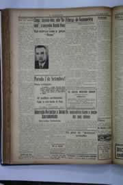 Página do jornal O Nordeste de agosto de 1938