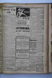 Página do jornal O Nordeste de agosto de 1938
