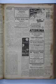 Página do jornal O Nordeste de setembro de 1938