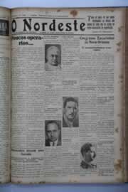 Página do jornal O Nordeste de outubro de 1938