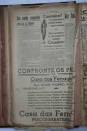 Página do jornal O Nordeste de março de 1939