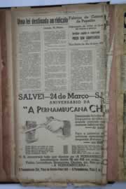 Página do jornal O Nordeste de março de 1939