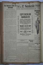 Página do jornal O Nordeste de abril de 1939