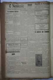 Página do jornal O Nordeste de abril de 1939