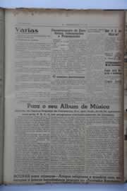 Página do jornal O Nordeste de abril de 1939