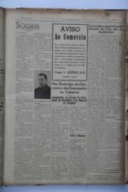 Página do jornal O Nordeste de maio de 1939