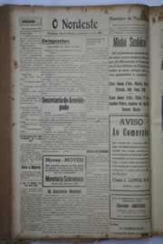 Página do jornal O Nordeste de maio de 1939