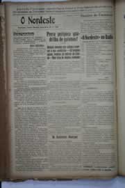 Página do jornal O Nordeste de maio de 1939