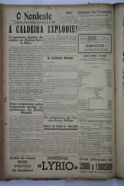 Página do jornal O Nordeste de junho de 1939