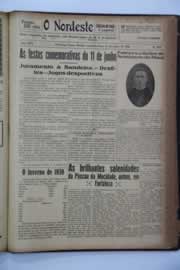Página do jornal O Nordeste de junho de 1939