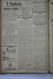 Página do jornal O Nordeste de junho de 1939