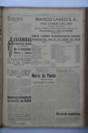 Página do jornal O Nordeste de agosto de 1939