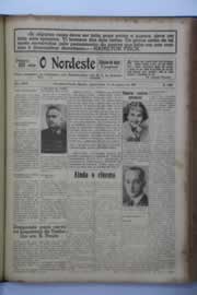 Página do jornal O Nordeste de agosto de 1939