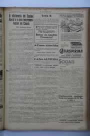 Página do jornal O Nordeste de agosto de 1939