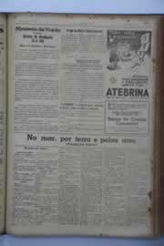 Página do jornal O Nordeste de agosto de 1939