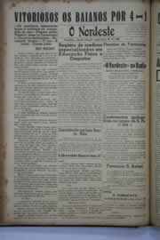 Página do jornal O Nordeste de agosto de 1939