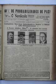 Página do jornal O Nordeste de agosto de 1939