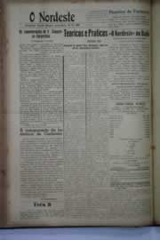 Página do jornal O Nordeste de setembro de 1939