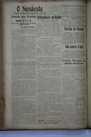 Página do jornal O Nordeste de setembro de 1939