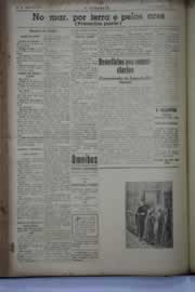 Página do jornal O Nordeste de setembro de 1939