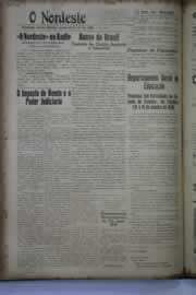 Página do jornal O Nordeste de outubro de 1939