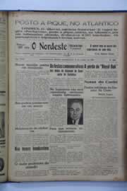 Página do jornal O Nordeste de outubro de 1939
