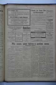 Página do jornal O Nordeste de novembro de 1939