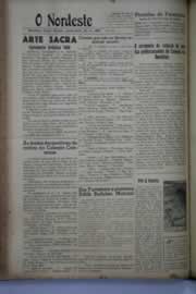 Página do jornal O Nordeste de novembro de 1939